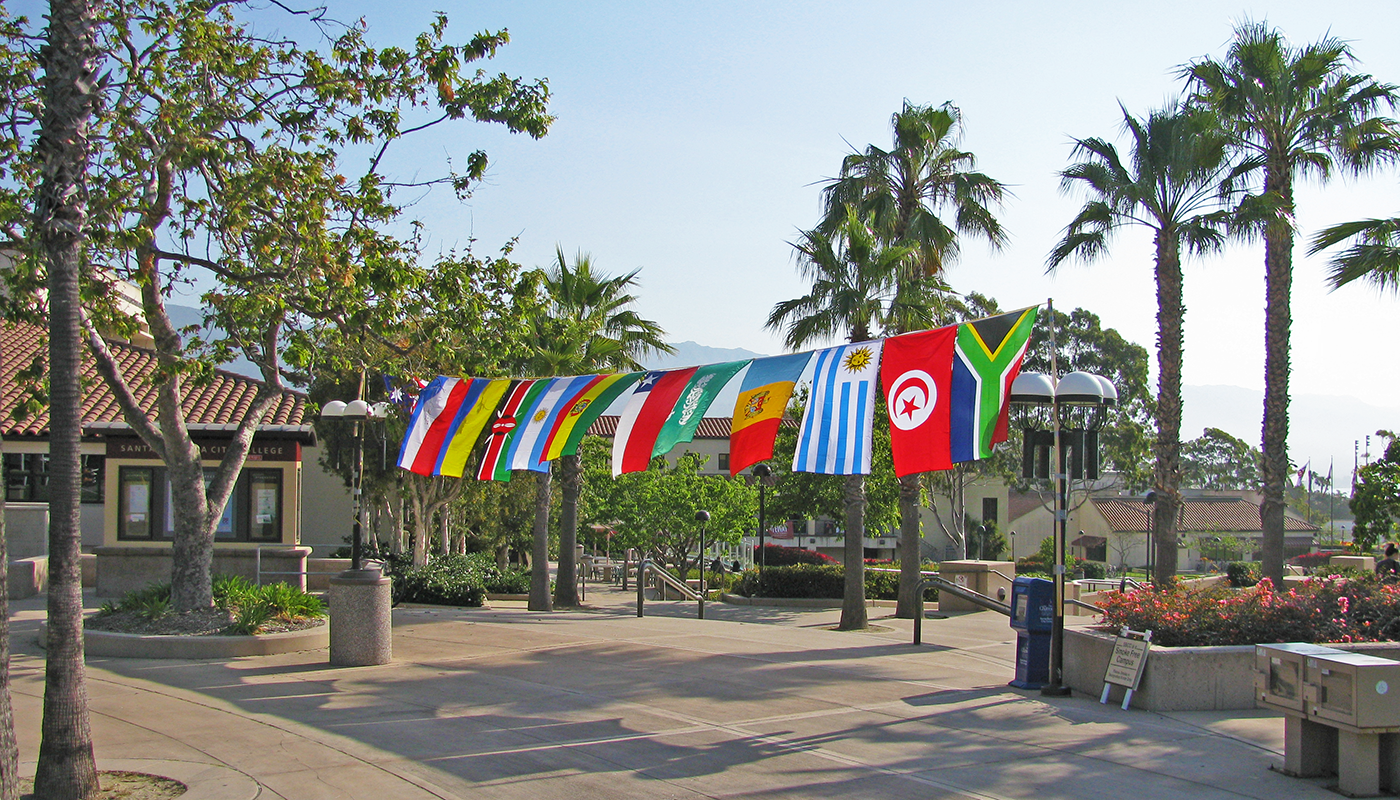 SBCC with flags from all around the globe.